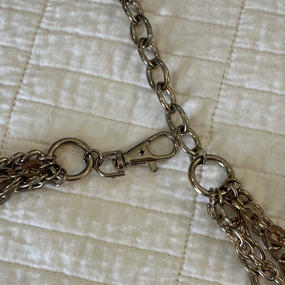 Y2K vintage Gold Tone Elegant Chain Belt EUC Adjustable - Picture 4 of 5